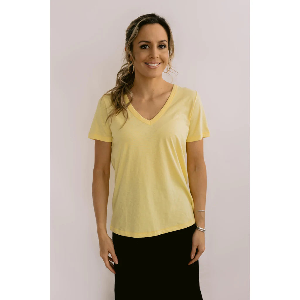 Mazu Before We Expire V Neck Tee