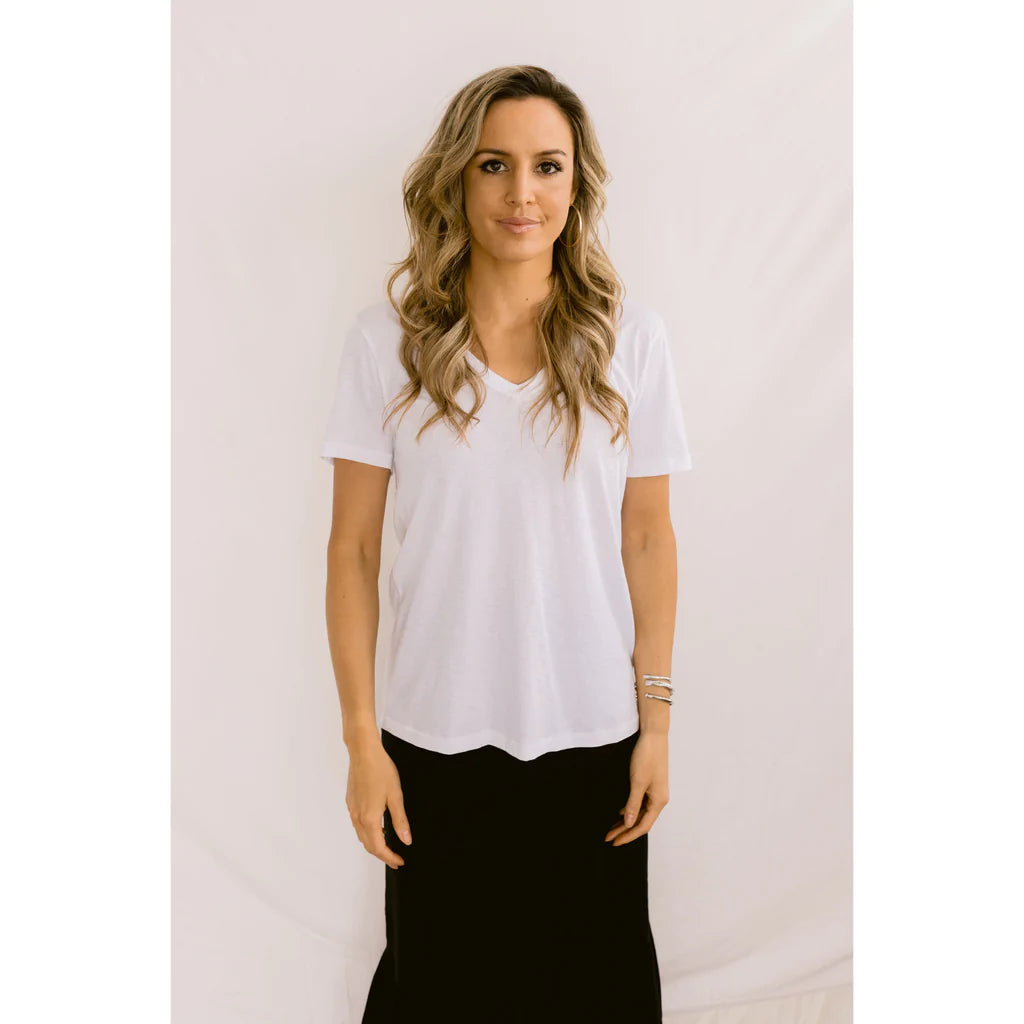 Mazu Before We Expire V Neck Tee