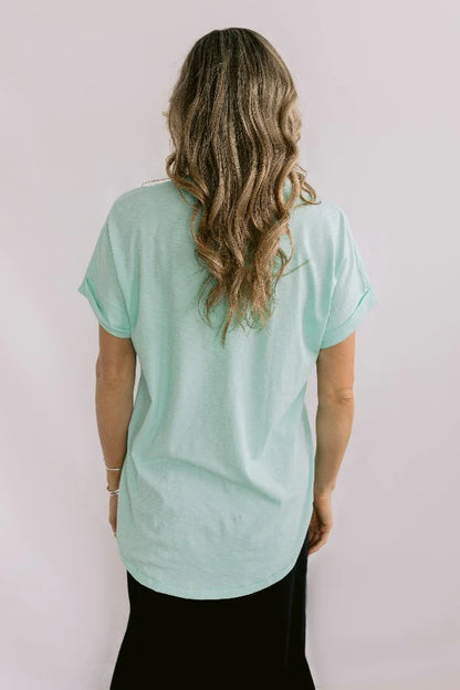 Mazu All you Need Cuff Tee