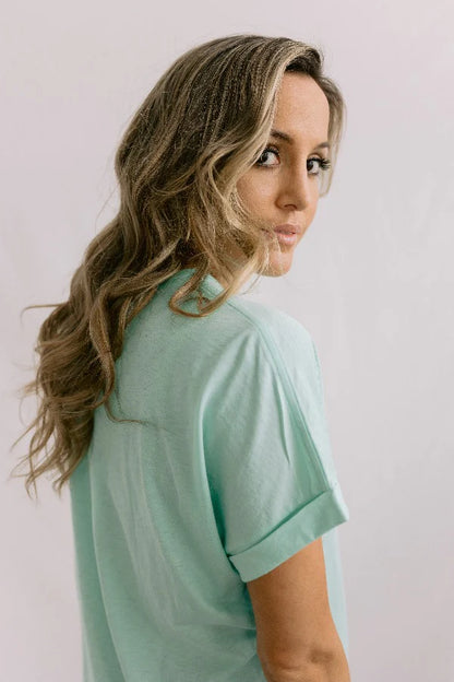 Mazu All you Need Cuff Tee