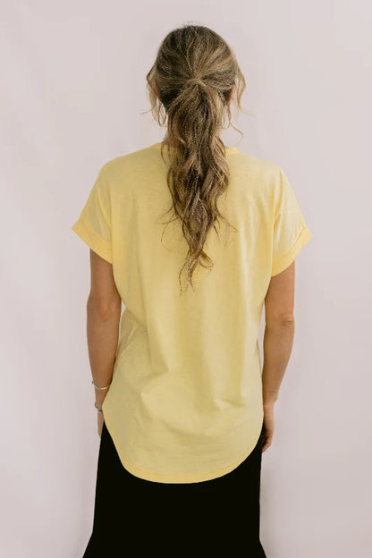 Mazu All you Need Cuff Tee