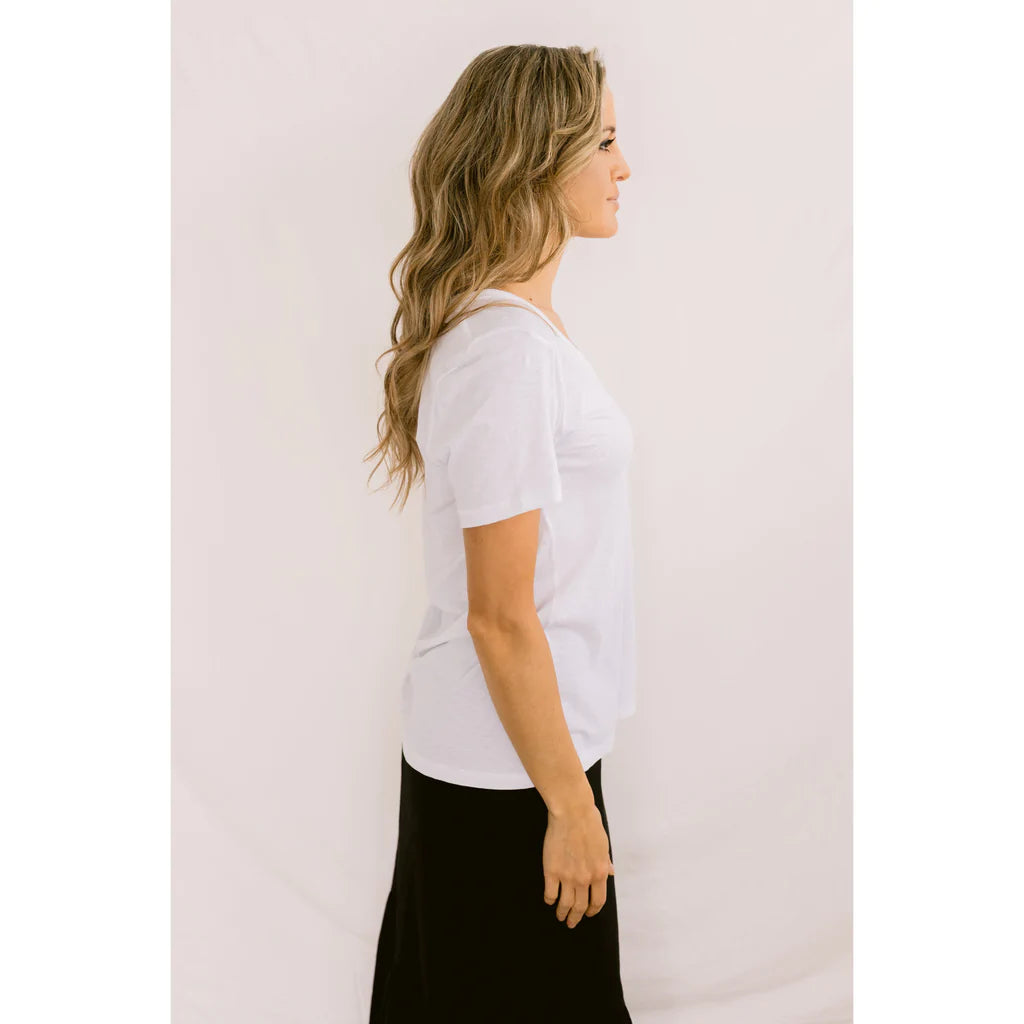 Mazu Before We Expire V Neck Tee