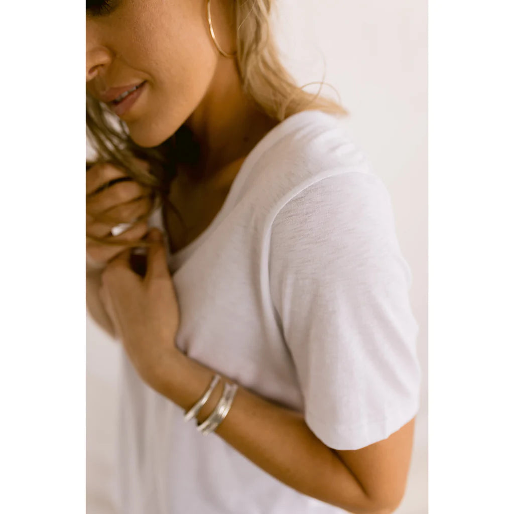 Mazu Before We Expire V Neck Tee