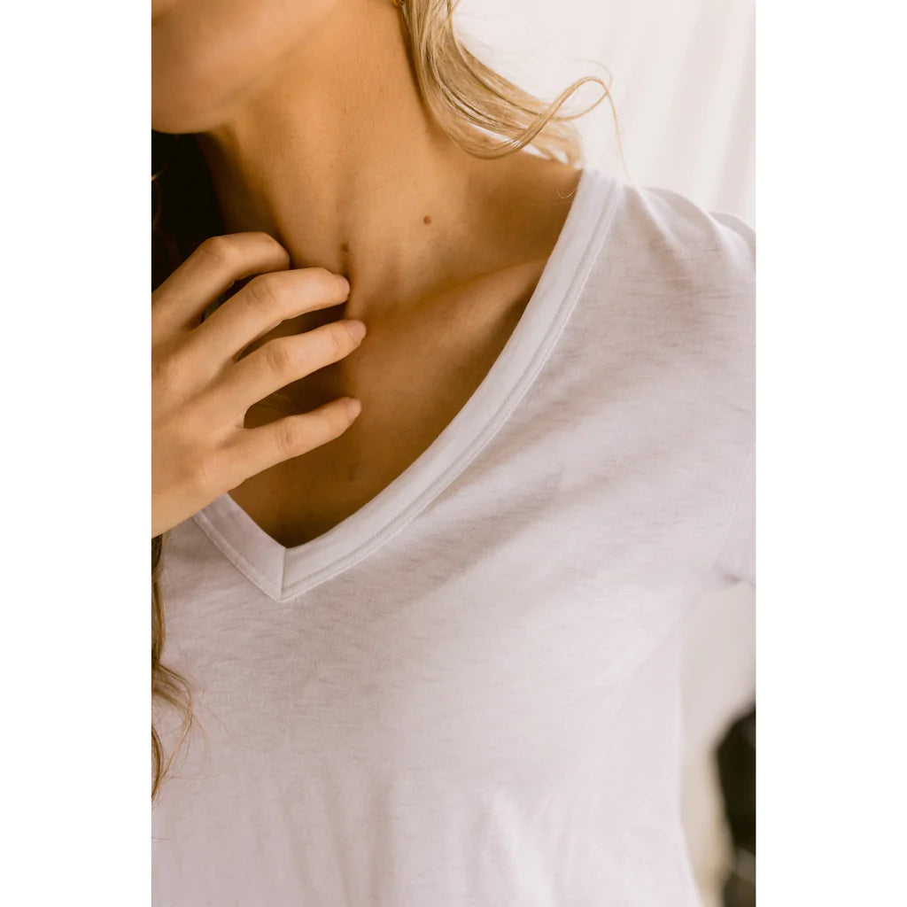 Mazu Before We Expire V Neck Tee