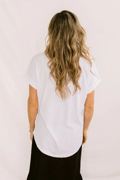 Mazu All you Need Cuff Tee