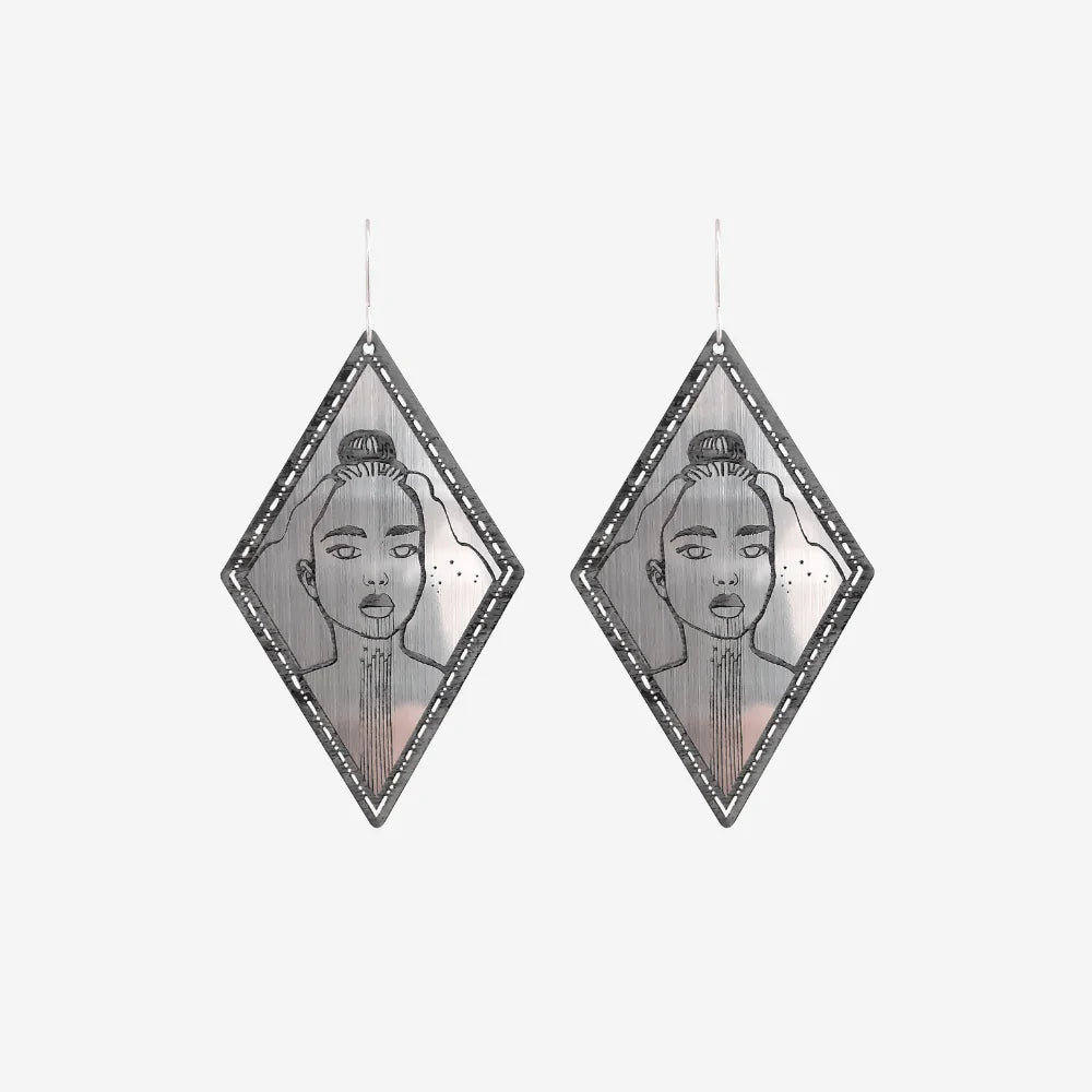 Nichola  Hiwa-i-Te-Rangi Matariki Diamond Earrings