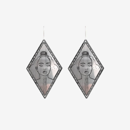Nichola  Hiwa-i-Te-Rangi Matariki Diamond Earrings