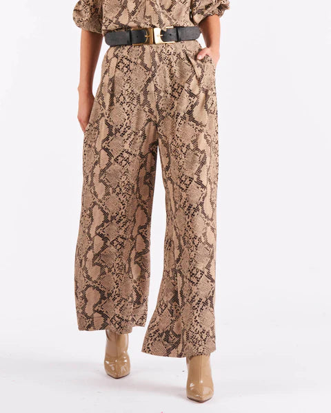 Fate and Becker Only Yesterday Pants in Snake