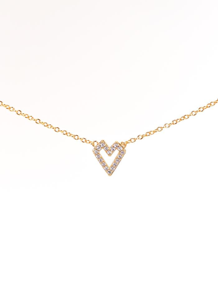 Federation Sparkles Heart Necklace