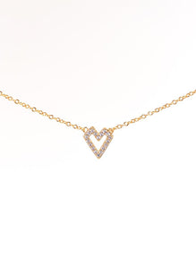 Federation Sparkles Heart Necklace