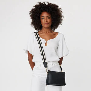 Saben Feature Strap Gold and Black Metalic