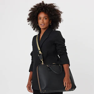 Saben Feature Strap Gold and Black Metalic