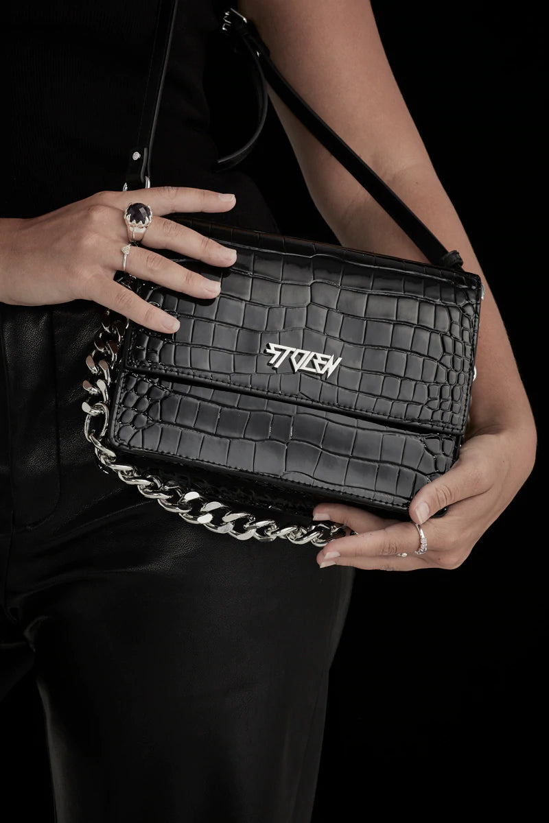 Stolen Girlfriends Club Big Trouble Bag Black