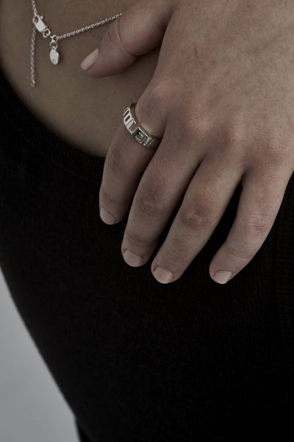 Stolen Girlfriends Club Mini Stolen Block Ring