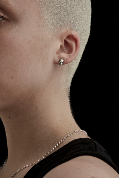 Stolen Girlfriends Club Baby Skull Earrings