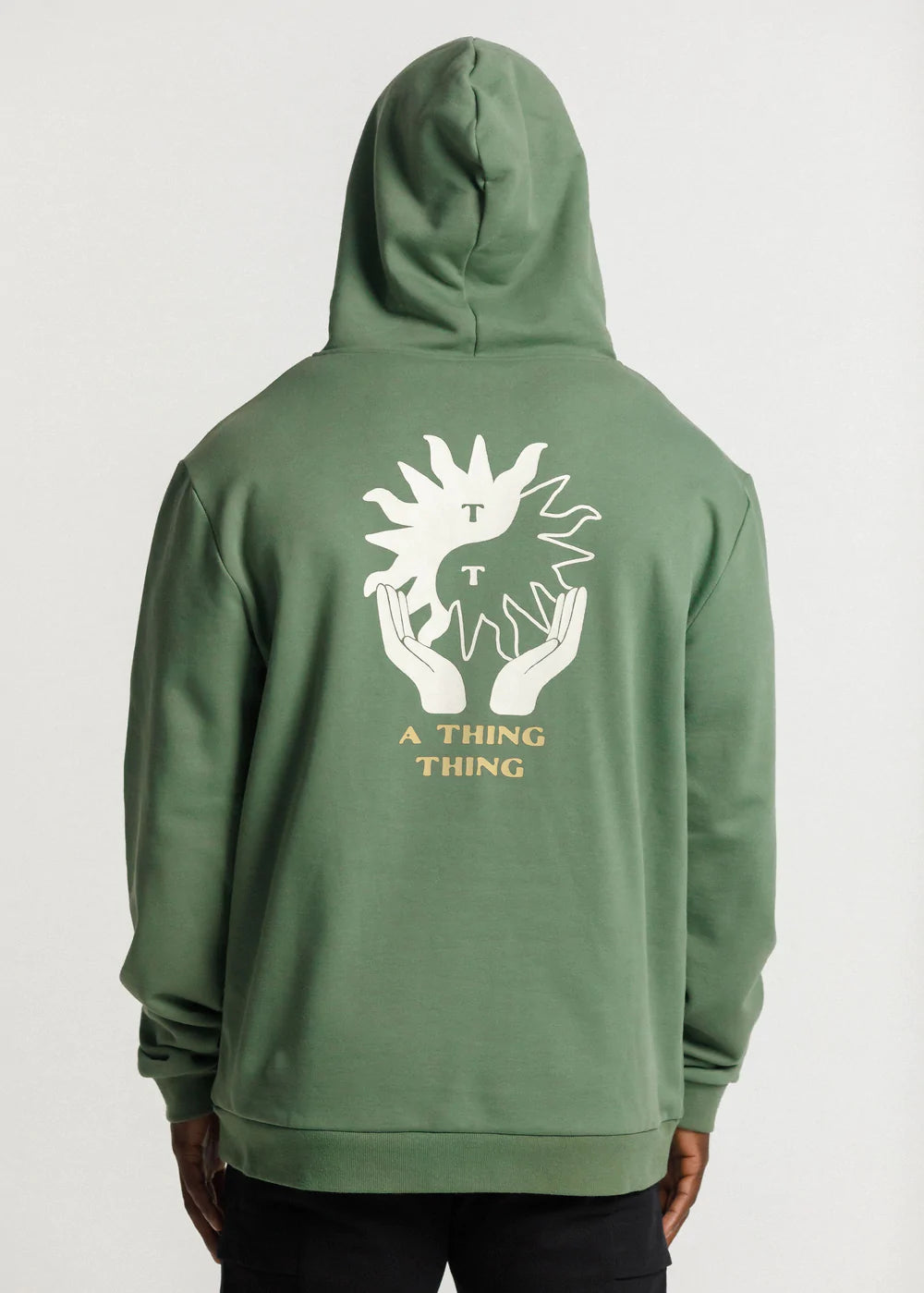 Thing Thing Title Hood in Dark Ivy