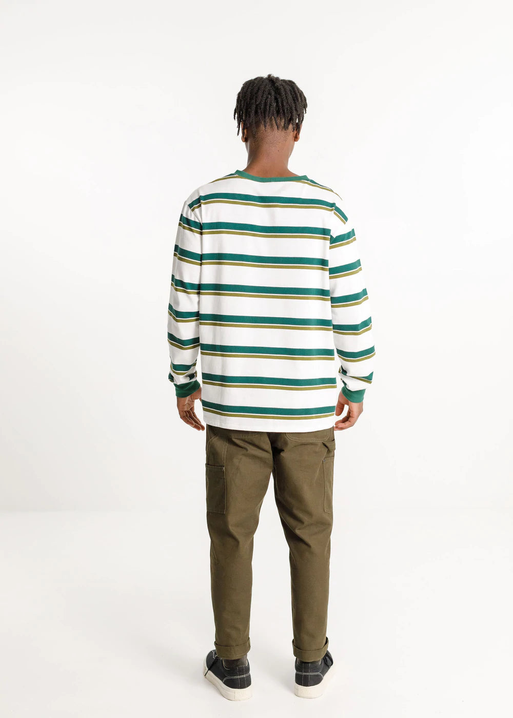 Thing Thing Long Sleeve Tee Forest Stripe