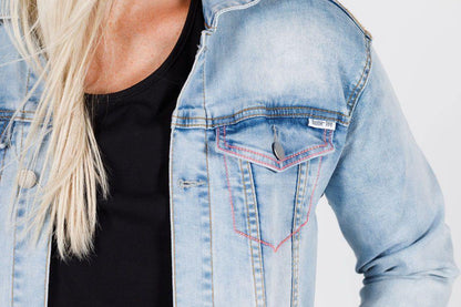 Home-Lee Classic Denim Jacket Snow Wash