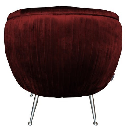 Rembrandt Zephyr Occassional Chair Red Blood Velvet