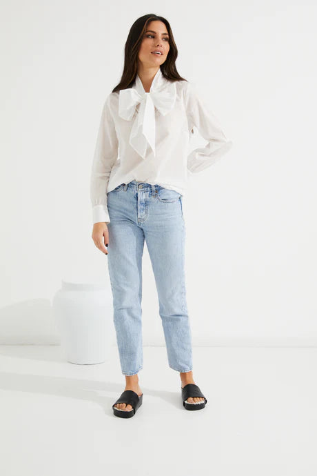 Tuesday Label Bow Blouse