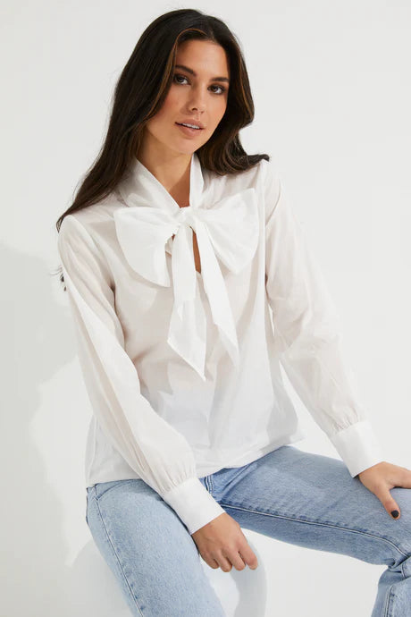 Tuesday Label Bow Blouse