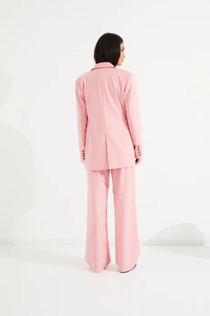 Tuesday Label King Blazer in Pink Suiting