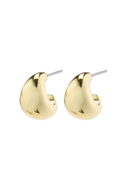 Pilgrim Recycled Chunky Mini Hoop Earring