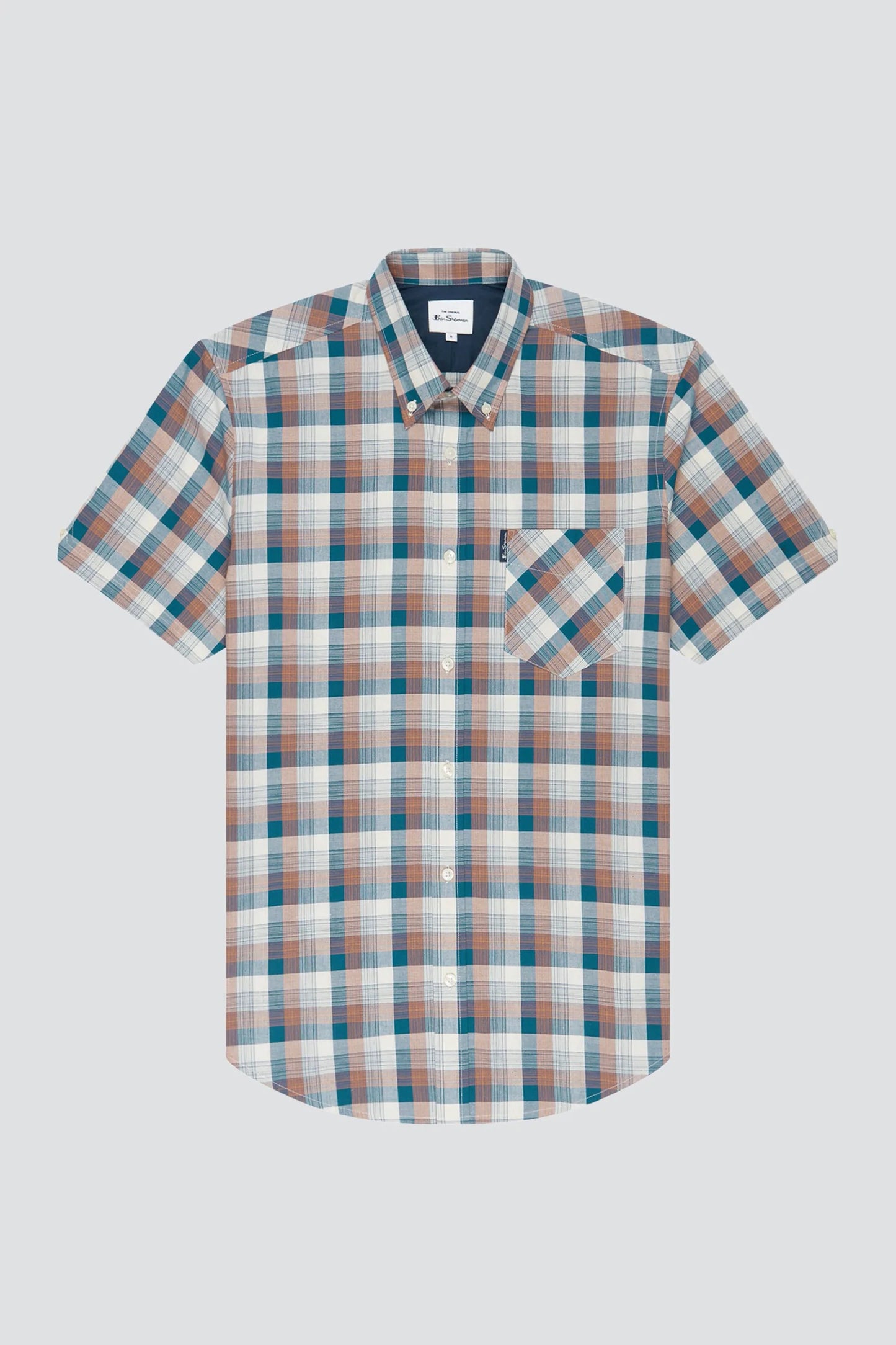 Ben Sherman Large Gradient Check Short Sleeve Shirt