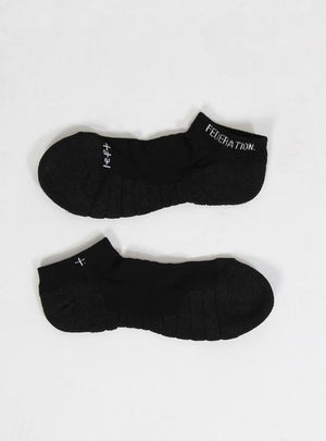 Federation Ankle Socks - Black