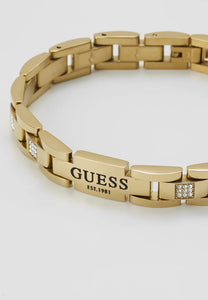 Guess Jewellery Frontier Plate and Crystal Bracelet