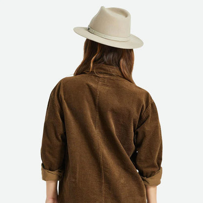 Brixton Messer Fedora - Heather Grey
