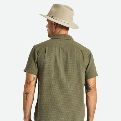 Brixton Messer Fedora - Heather Grey