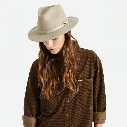 Brixton Messer Fedora - Heather Grey