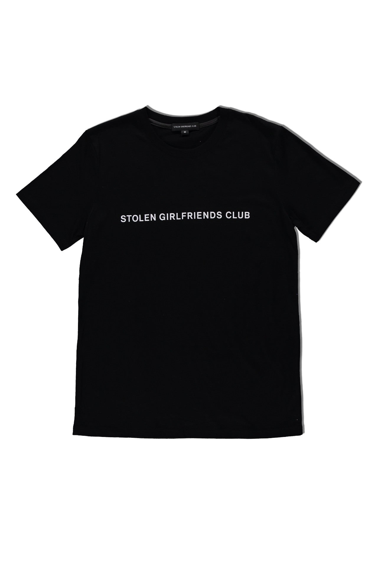 Stolen Girlfriends Club Text Logo Tee Black