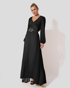 Sass Oriental Nights Dress - Black