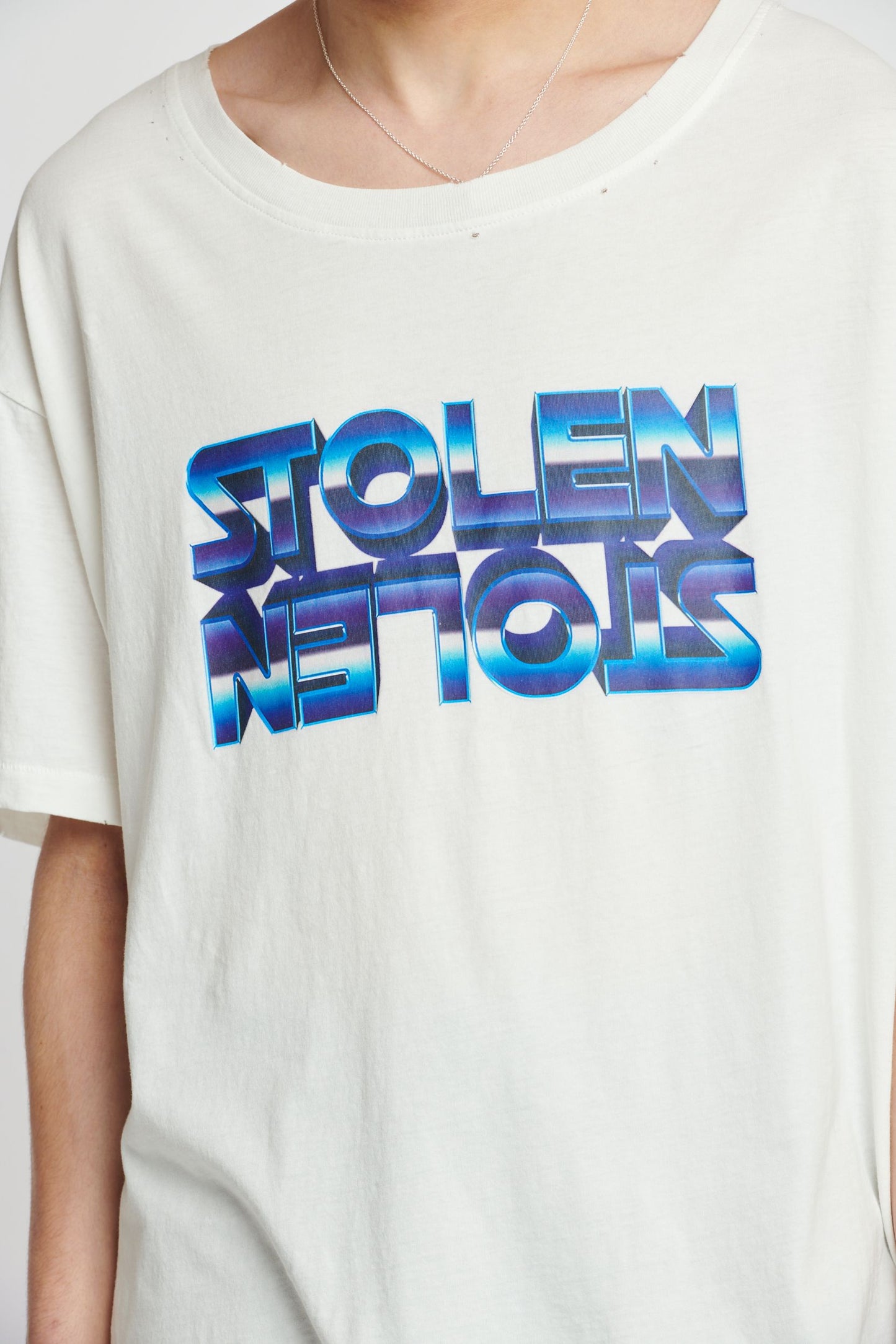 Stolen Girlfriend Club Chrome Dreams.  Unisex short sleeve - White