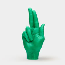 Little Global Candle Hand Gun Finger Green