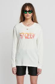 Stolen Girlfriends Club Berate Fade Long Sleeve Tee