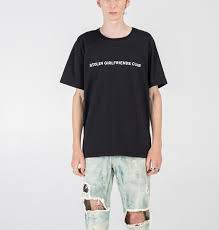 Stolen Girlfriends Club Text Logo Tee Black