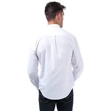 Ben Sherman Oxford Shirt Long Sleeve - White