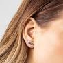 Stolen Girlfriends Club Tiny Stolen Bar Earrings