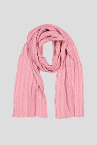 Huffer Cable Scarf Raspberry