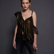 One Teaspoon Bronze Ashley Top