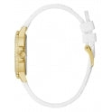 Guess Jewellery Watch Crown Jewel Gold with White Logo