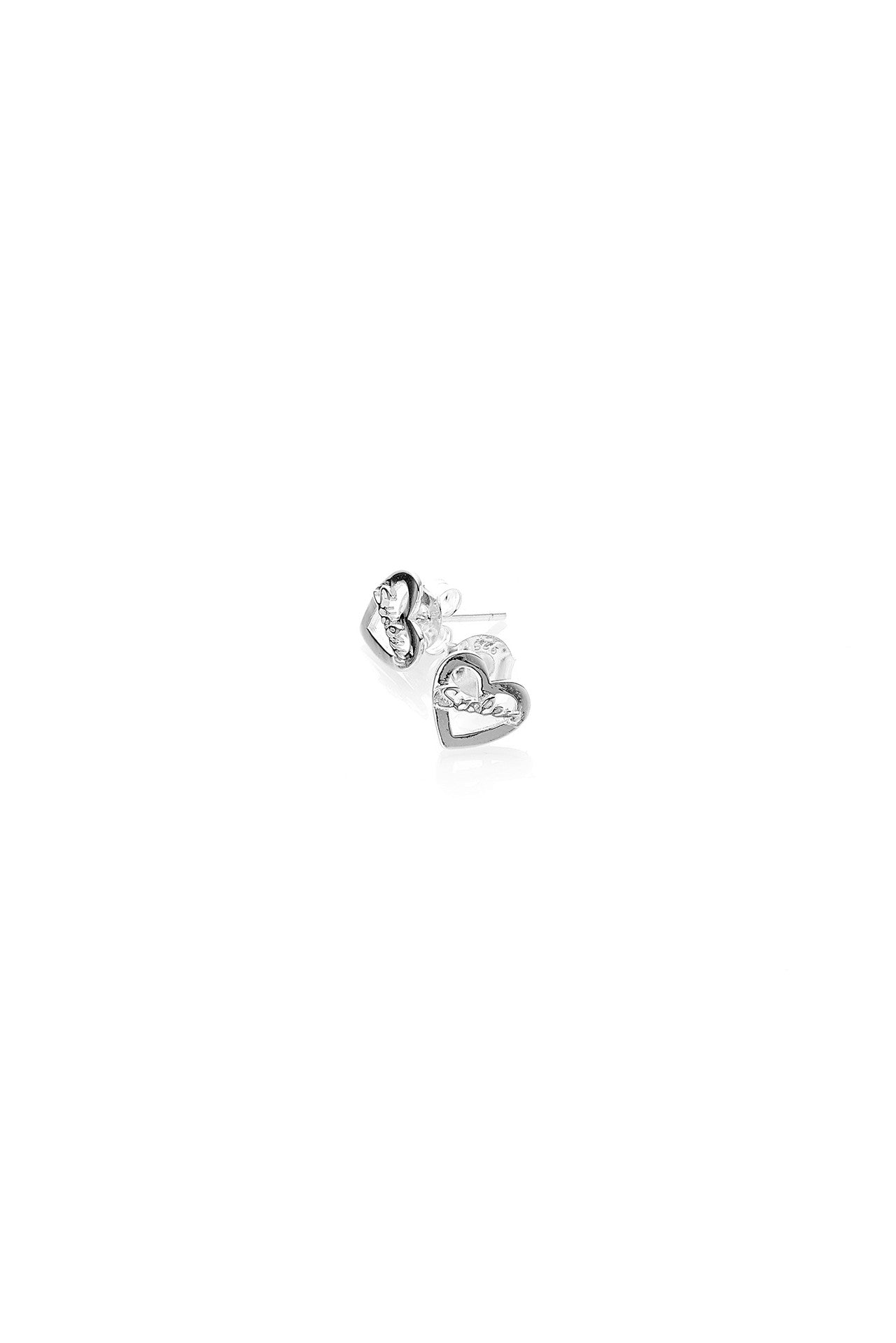 Stolen Girlfriends Club Heart Script Earrings