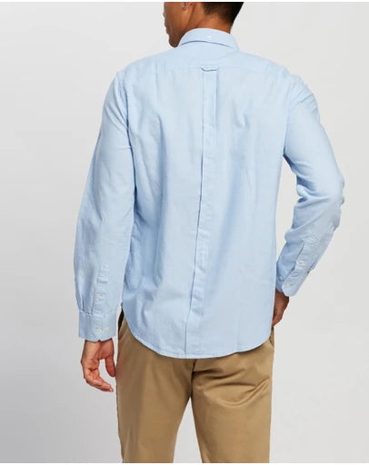 Ben Sherman Oxford Shirt Long Sleeve Blue