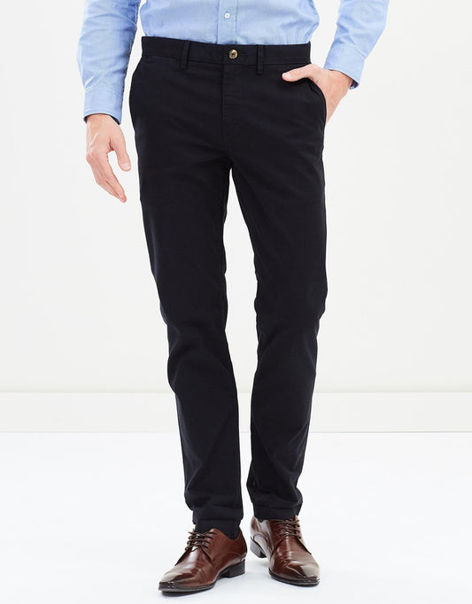Ben Sherman Slim Stretch Chino Black