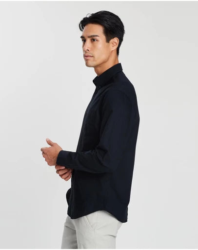 Ben Sherman Oxford Shirt Midnight Blue