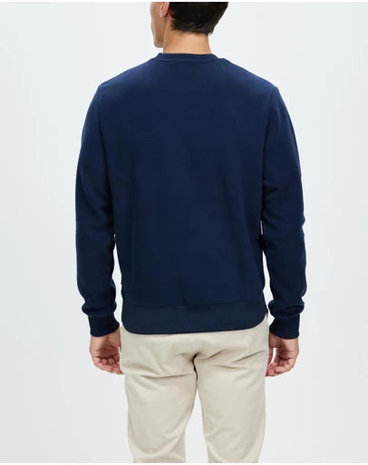 Ben Sherman Teddy Fleece Sweat in Navy or Black