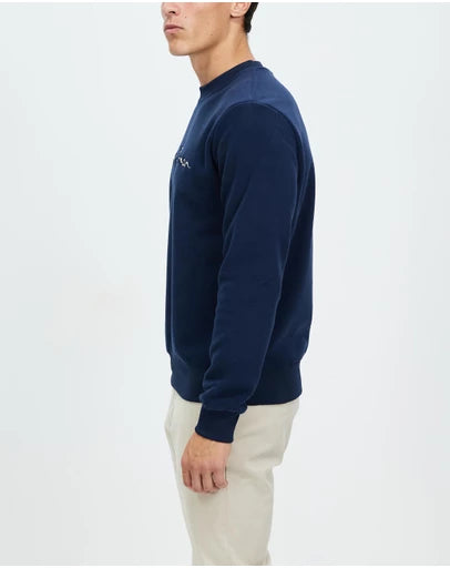 Ben Sherman Teddy Fleece Sweat in Navy or Black
